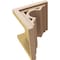 Ekena Millwork 12"W x 12"D x 12"H Wide Sheridan Rough Cedar Woodgrain TimberThane Corbel, Primed Tan CORUR12X12X12SHERCPR - alternate 3